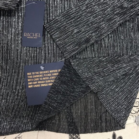 Rachel Rachel Roy Val Metallic Turtleneck Top - Picture 6 of 7